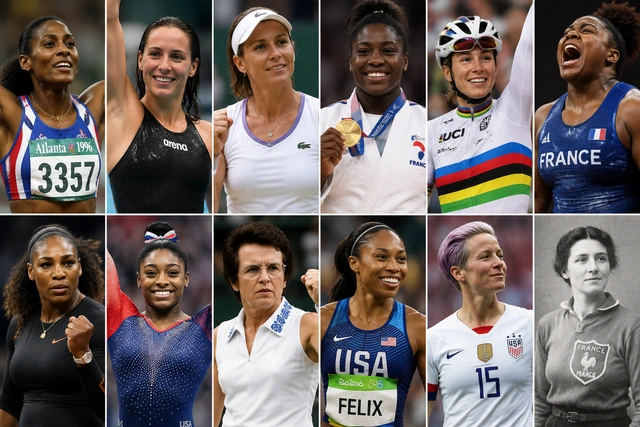 Portraits de femmes sportives connues ayant marqué l’histoire du sport féminin